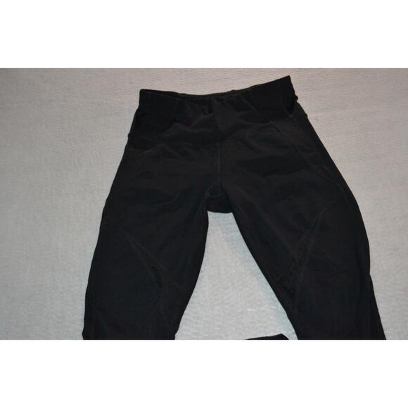 30164 Athleta Gym Pants Leggings Capris Workout Black Size Small Womens - Picture 3 of 12